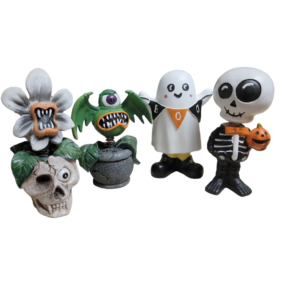 Halloween bobble heads